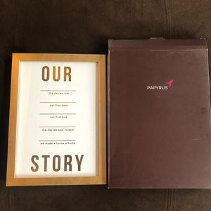 NIB Papyrus “Our Story” Frame